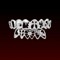Gothic Skull Cross Custom Grillz