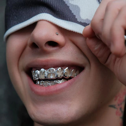 Gothic Skull Cross Custom Grillz