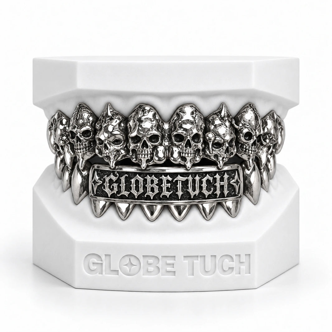 Gothic Dark Skull Custom Grillz