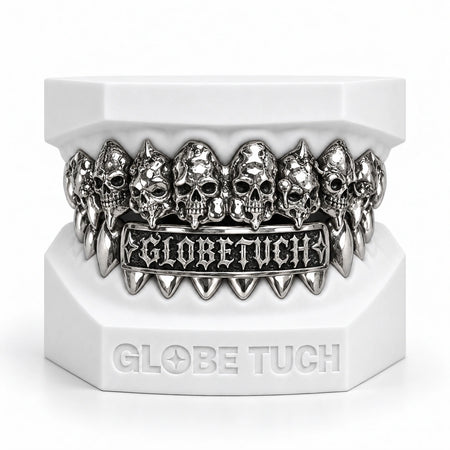 Gothic Dark Skull Custom Grillz