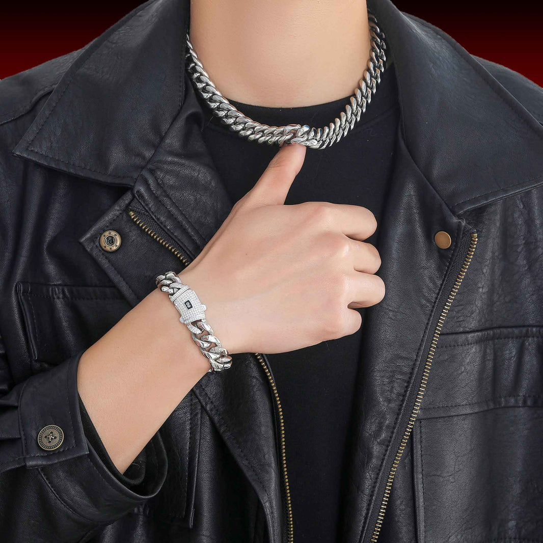Iced Clasp Miami Cuban Chain