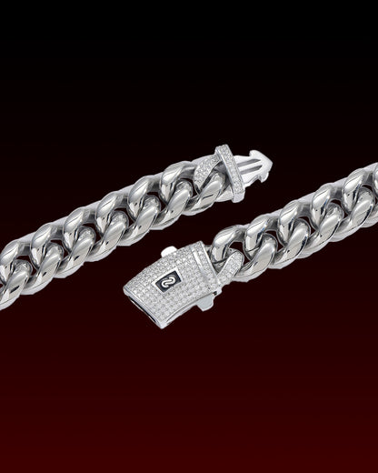 Iced Clasp Miami Cuban Chain