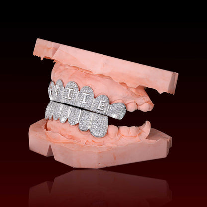 Custom Letter On Moissanite Grillz