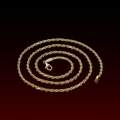 S925 Sterling Silver Rope Chain