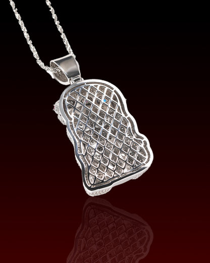 Bubble Jesus Iced Out Pendant