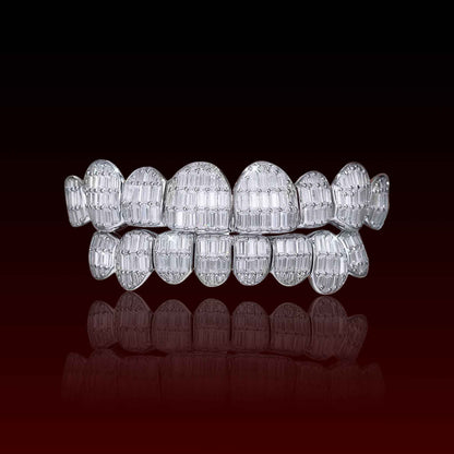 Baguette Cut Custom Moissanite Grillz