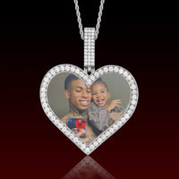 Heart Shape Photo Pendant