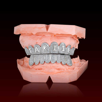 Custom Letter On Moissanite Grillz