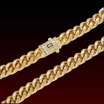 Baguette Clasp Miami Cuban Chain