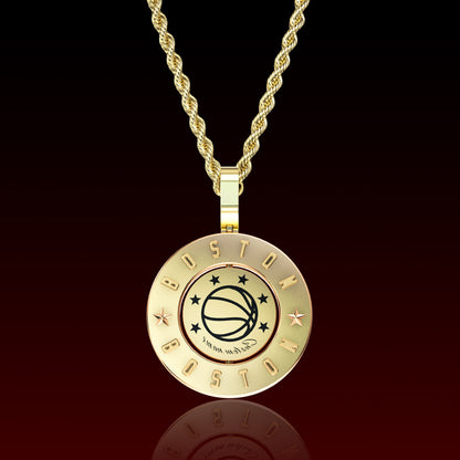 Beantown Inspired  3D Rotating Pendant