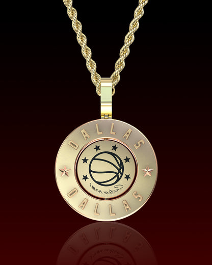Lone Star State 3D  Rotating Pendant
