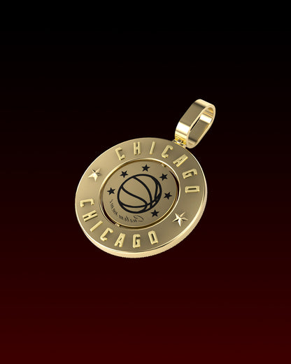 Chicago Inspired  3D Rotating Pendant