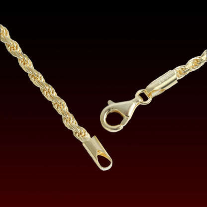 S925 Sterling Silver Rope Chain