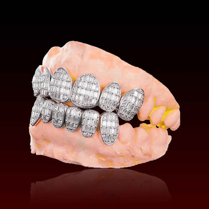 Baguette Cut Custom Moissanite Grillz