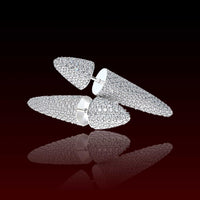 S925 Spike Studs Moissanite Earring