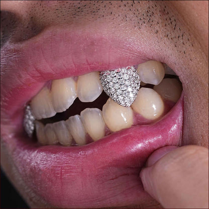 Singer Fang Custom Moissanite Grillz
