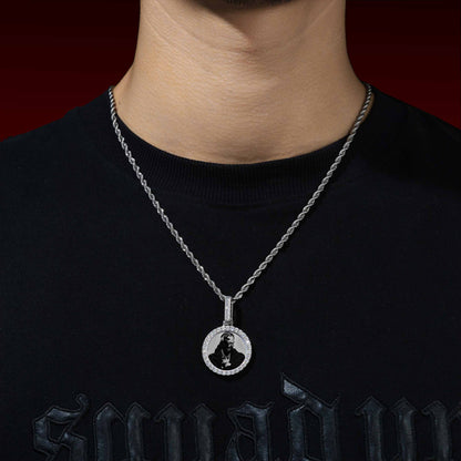 Custom Mini Round Photo Pendant