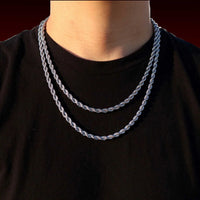 S925 Sterling Silver Rope Chain