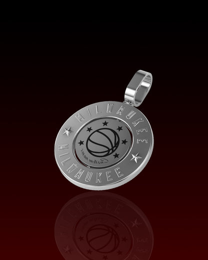 Industrial City 3D Rotating Pendant