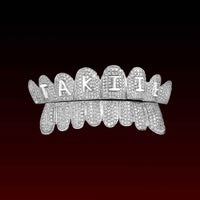 Custom Letter On Moissanite Grillz