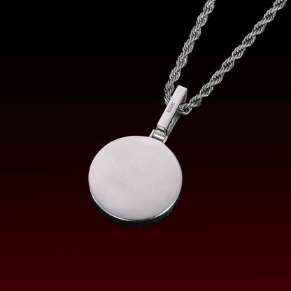 Custom Mini Round Photo Pendant