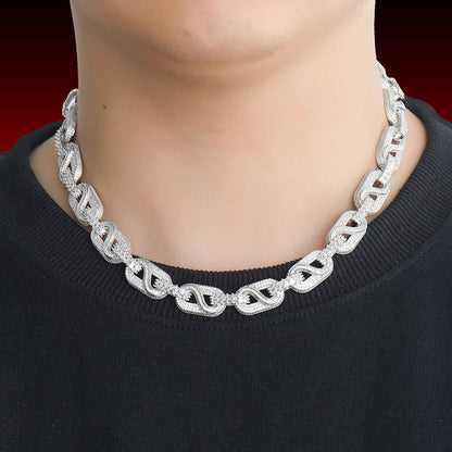 Baguette G-Link Iced Out Chain