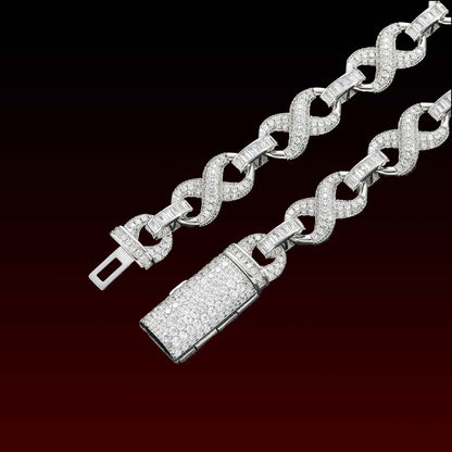 Infinity Baguette Link Iced Out Chain