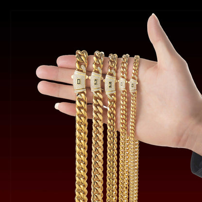 Iced Clasp Miami Cuban Chain