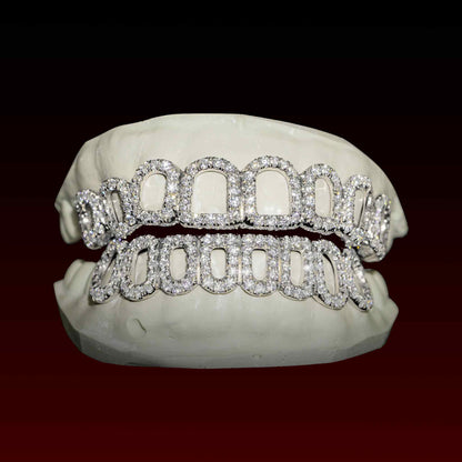 Open Face Custom Moissanite Grillz