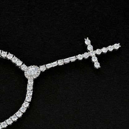 Hola Oval Rosary Tennis Chain