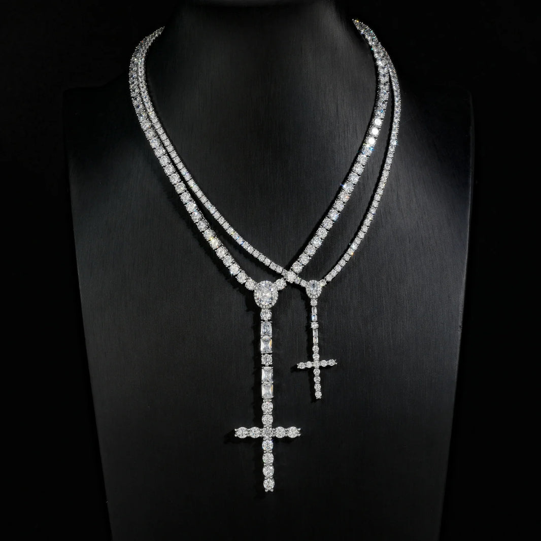 Hola Oval Rosary Tennis Chain