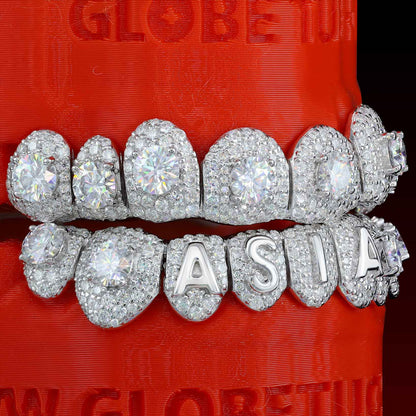Honeymoon Set Letter Custom Moissanite Grillz