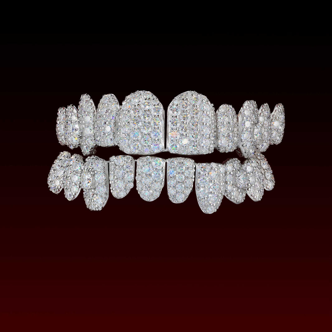 Honeymoon Fang Jumbo Set Custom Moissanite Grillz