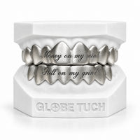 Hustle Script Engraved Custom Grillz