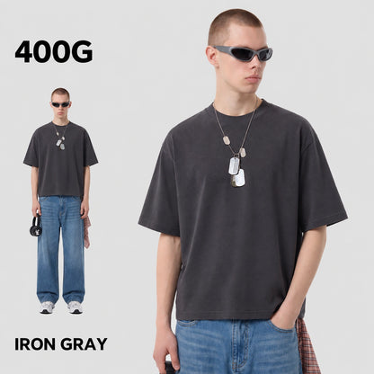 400G Heavyweight Oversized Streetwear T-Shirt