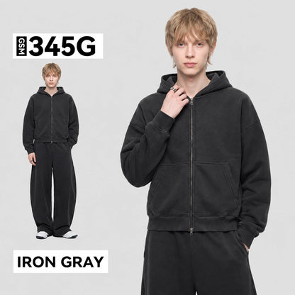 Oversized Zip-Up Hoodie