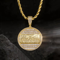 Iced Out Last Supper Medallion Pendant
