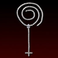 5mm Iced Out Rosary Tennis Chain