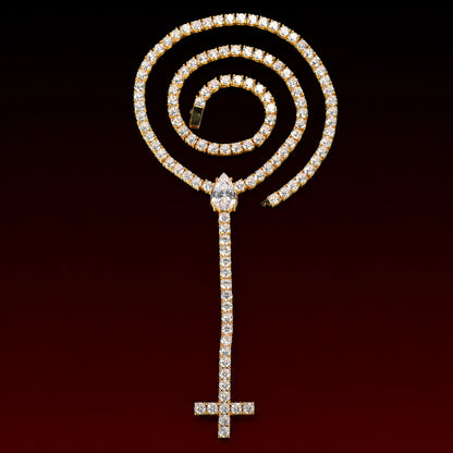 5mm Iced Out Rosary Tennis Chain
