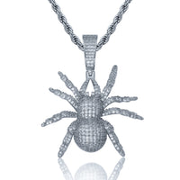 Iced Out Spider Pendant