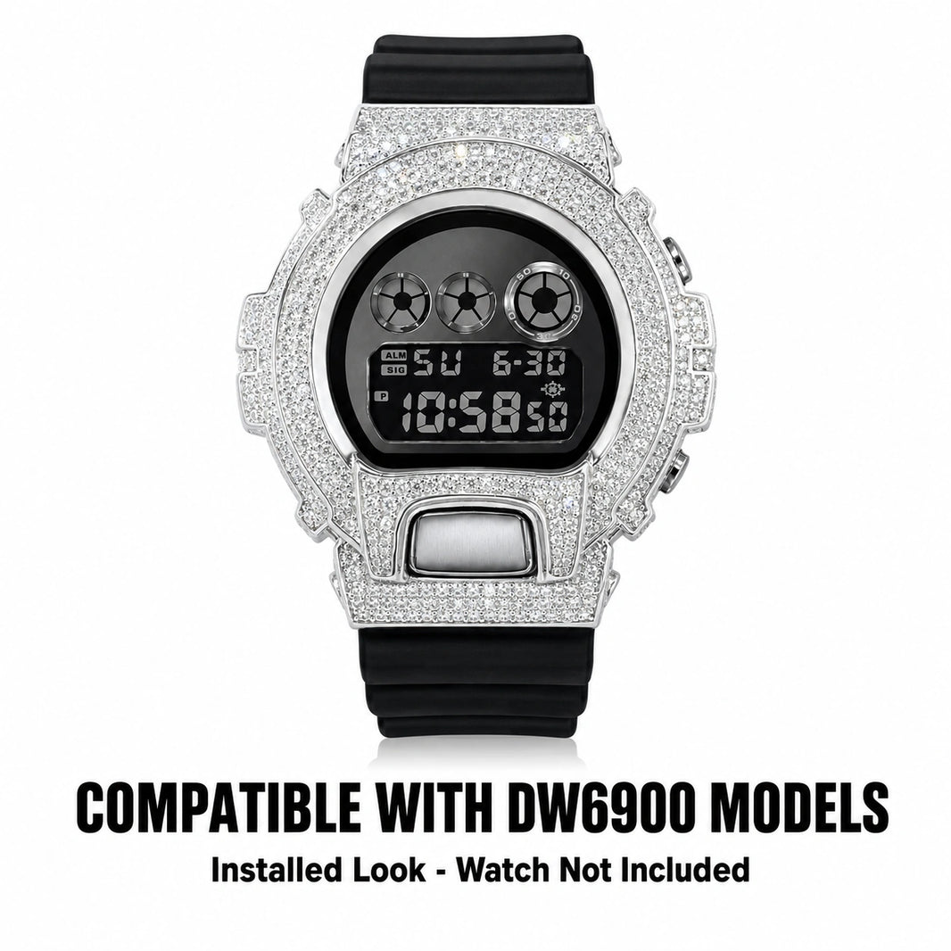 Iced Watch Bezel Compatible with DW6900