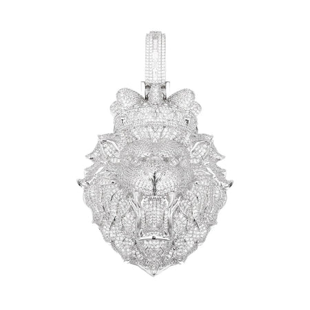 King Lion Iced Out Pendant