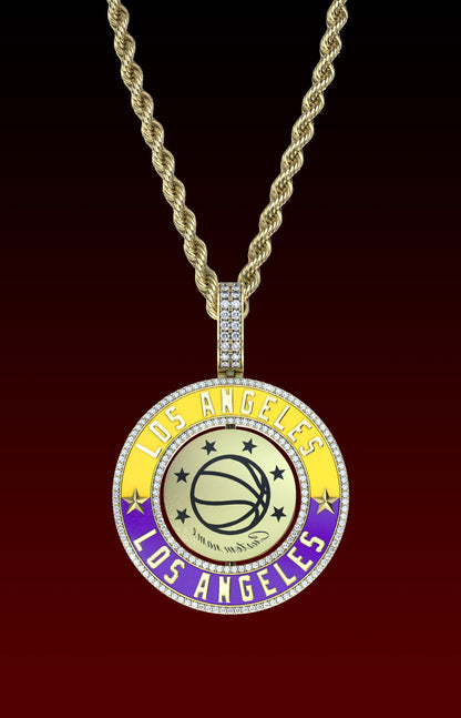California Style 3D Rotating Pendant