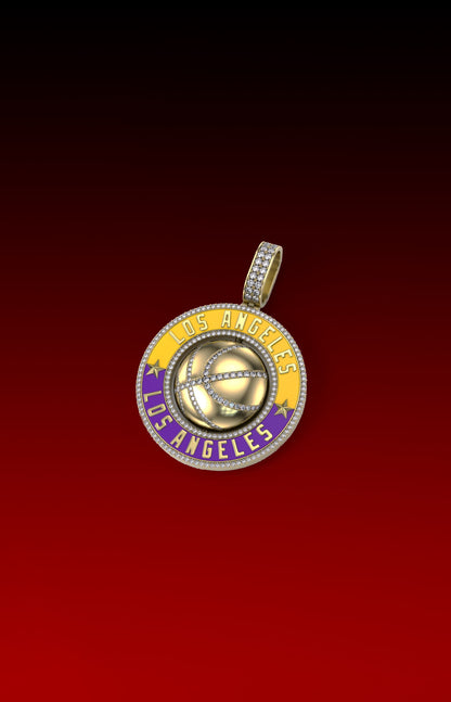 California Style 3D Rotating Pendant