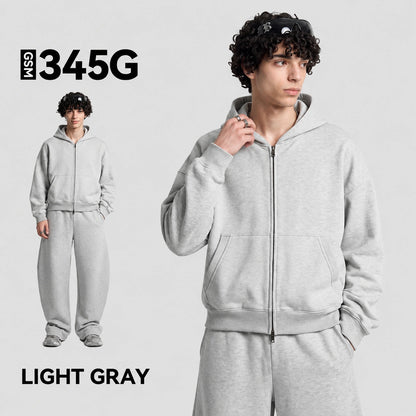 Oversized Zip-Up Hoodie