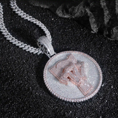 Lucky 777 Iced Out Pendant