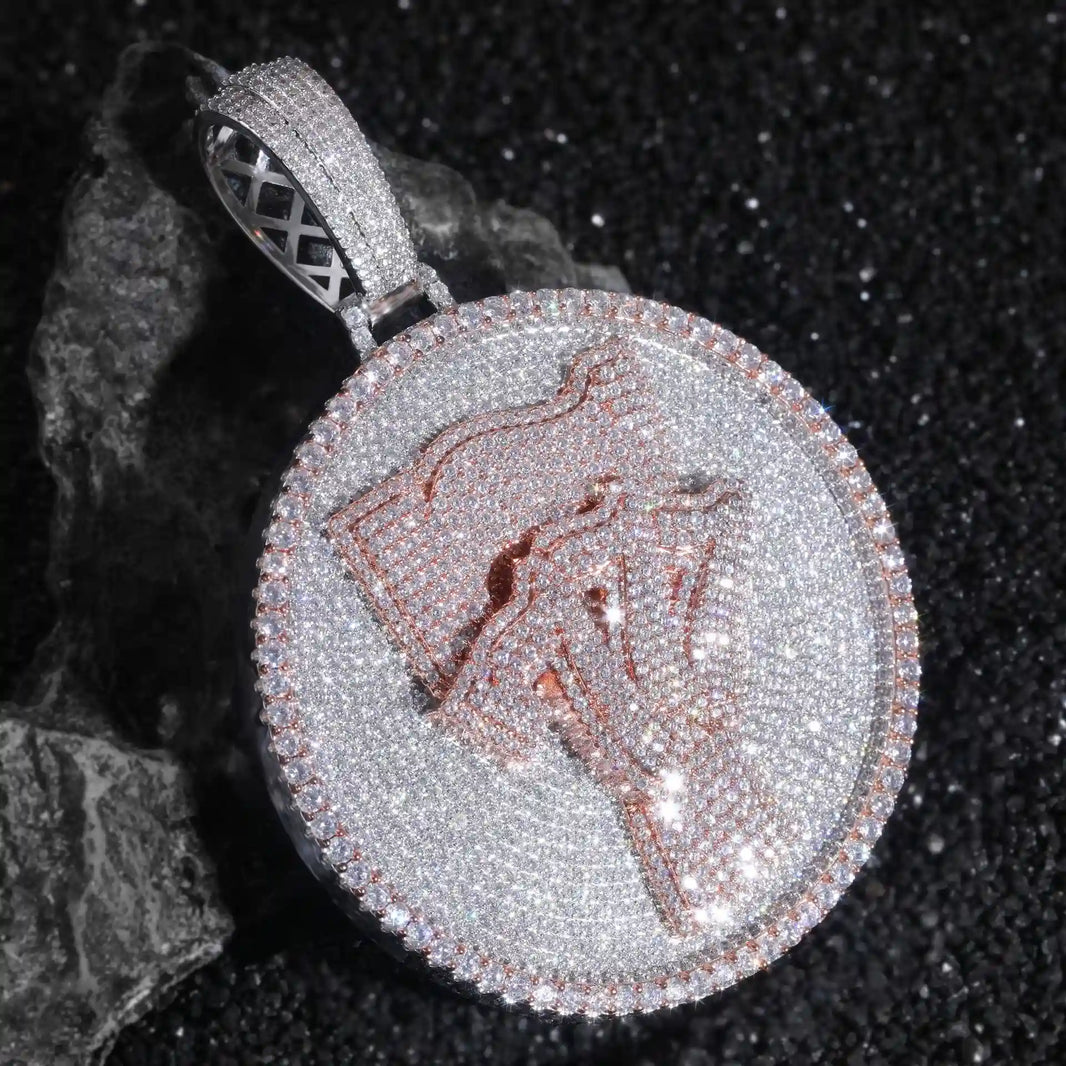 Lucky 777 Iced Out Pendant