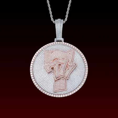 Lucky 777 Iced Out Pendant