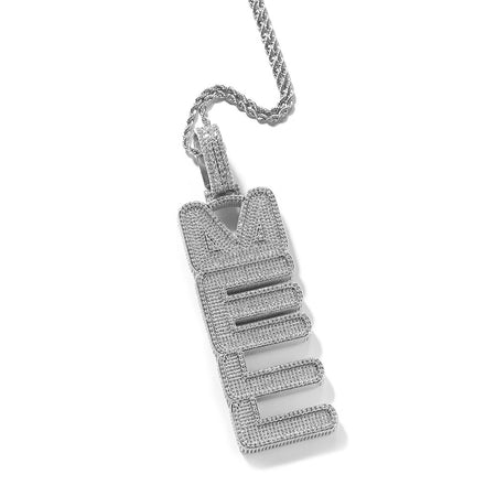 Upright Design Custom Letter Pendant