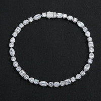 15MM Mix Shape Gemstone Tennis Chain